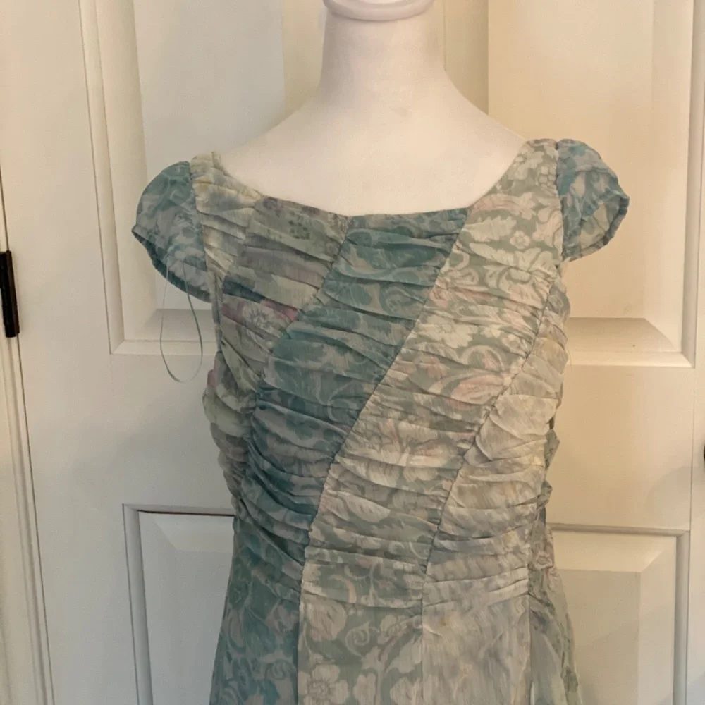 New! Free People Heart to Heart Midi Dres Blue Floral nwot 33463
